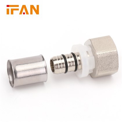 Прес-фітинг із стійкої до корозії латуні PEX